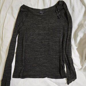 Forever 21 Dark Green Long Sleeve Shirt